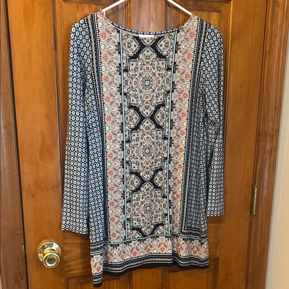 J. Jill Patterned Long Sleeve Tunic